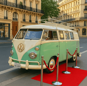 Vidéo Box itinérante intégrée dans un van aménagé, permettant de collecter des témoignages vidéo en déplacement.