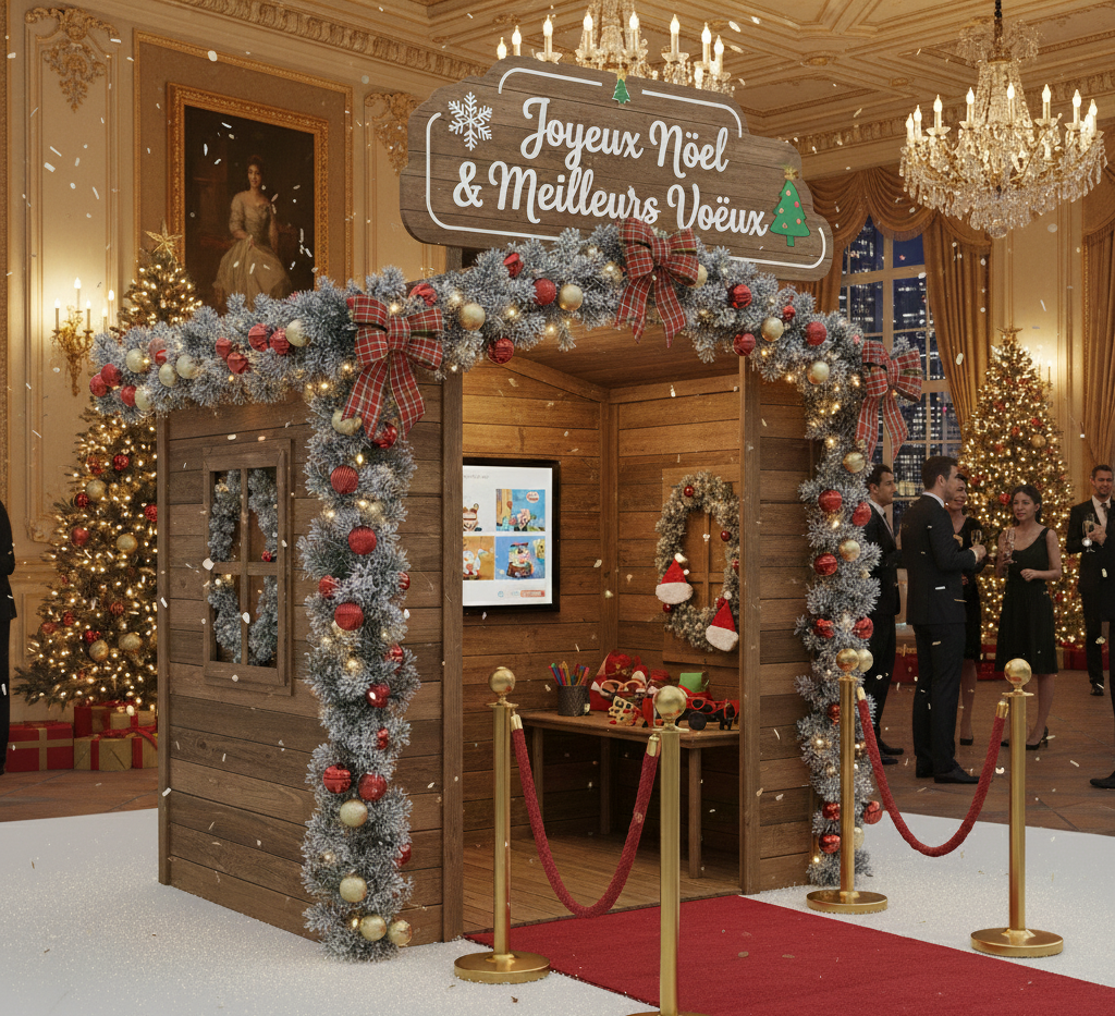 Vidéo box pour une soiree de noel pour une soiree de fin d'année d'entreprise