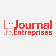 Logo de Le Journal Des Entreprises : article de presse sur tested4you business : L’ancien patron de FTI Voyages lance Tested4You Business, plateforme dédiée aux avis clients en vidéo pour le BtoB